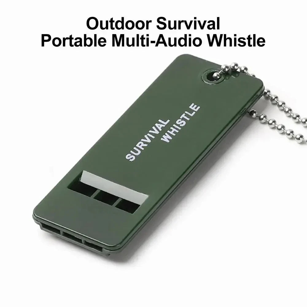 3-Frequency High-Decibel Survival Whistle - Triple-Tone Emergency Whistle for Hiking, Camping & Hunting
