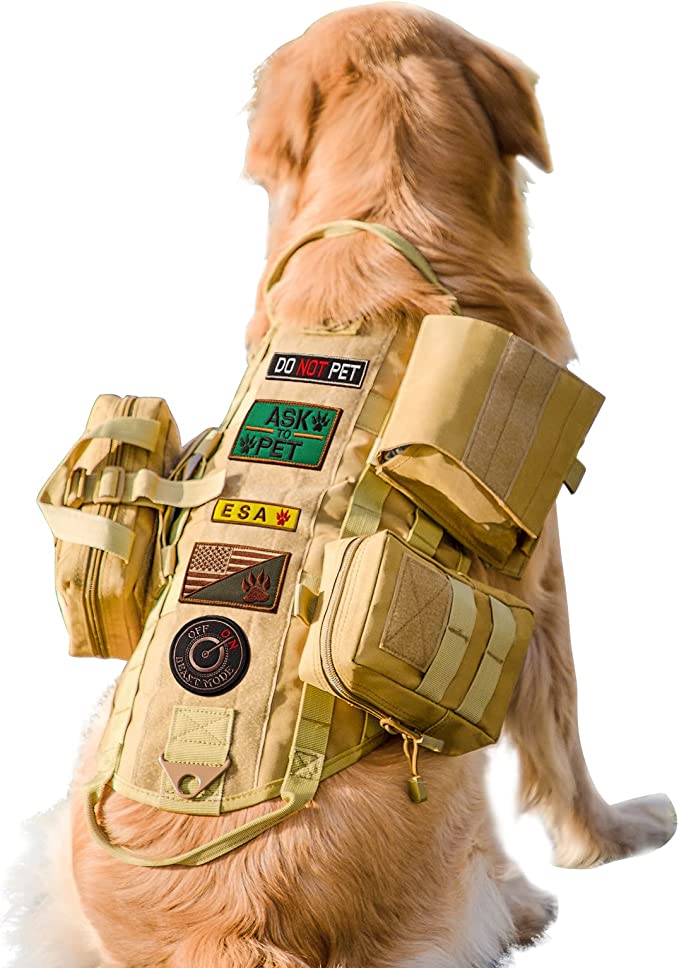 Tactical K9 Harness - Full Size - OCP
