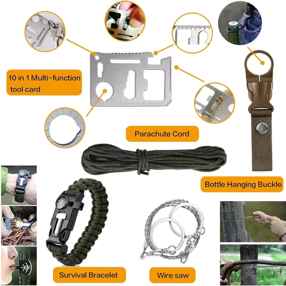 The Ultimate 31-in-1 Tactical Survival Kit