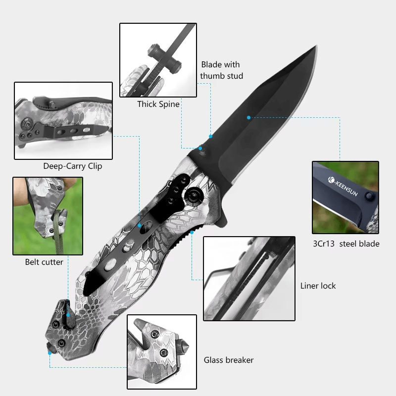 tactical folding pocket knife Multi-Function Folding Pocket Knife